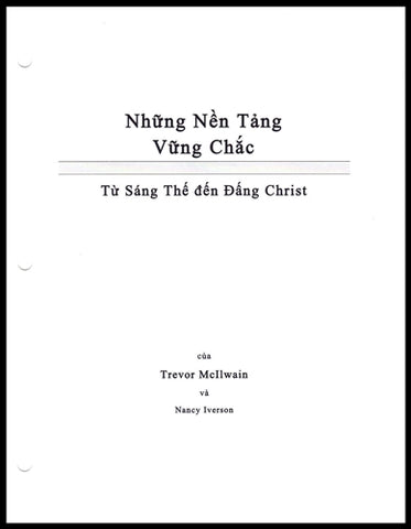 Vietnamese Firm Foundations Creation to Christ (Download)